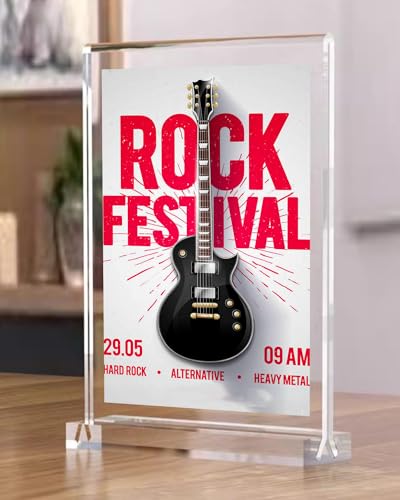 IheDovb 2 Stück Acryl Aufsteller A4, Transparenter T-Form Tischaufsteller A4 Displayständer für Preisschilder Poster Menükarte