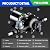 POXURIO 7GPM RV Water Pump, 70PSI 12V DC Fresh Water Pump, Self-Priming Diaphragm Water Pump with Pressure Switch and Filter for RV, Garden, Yacht, Camping
