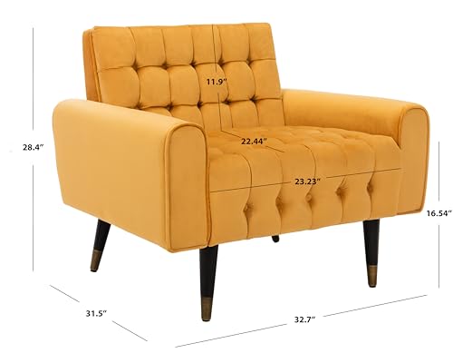 Sillón con tapizado de terciopelo Marigold miniatura 3
