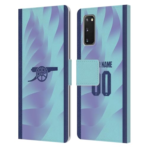Arsenal FC housse cuir Samsung S20 5G personnalisé étui portefeuille protection maillot foot