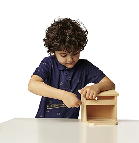Eichhorn - Outdoor Futterhaus - Eichhörnchen Futterhaus zum Zusammenbauen und Bemalen, inkl. Pinsel und Farbe, aus Lindenholz, für Kinder ab 6 Jahren geeignet 100004586 – Bild 3
