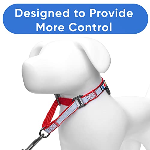 Pawtitas Customized Martingale Dog Collar Reflective Reflective Dog Collar Embroidered Personalized Name Phone Number Adjustable For Puppies Small Medium Large Size Dogs Small Red #TOP4