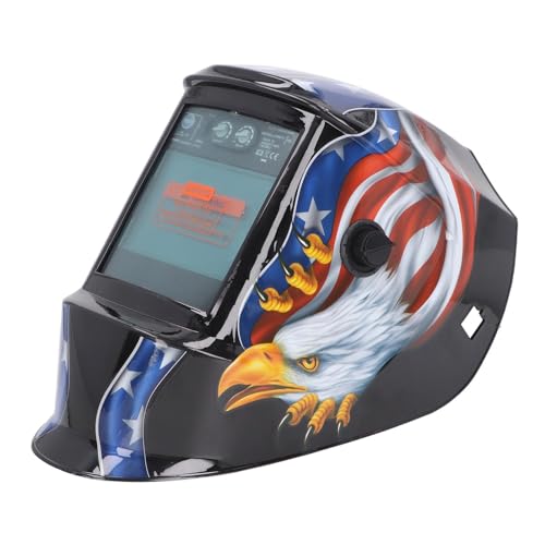 Capa de Soldagem Com Escurecimento Automático, Proteção de Cabeça, Tela HD, Capacete de Soldagem Com