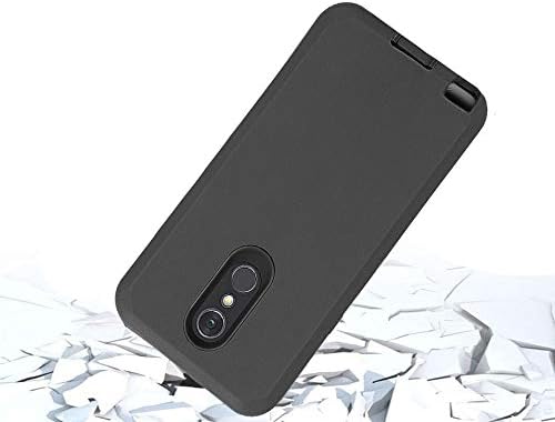 Annymall Case for LG Stylo 4, Hybrid High Impact Resistant Rugged Full-Body Shockproof Tri-Layer Heavy Duty Case, with Kickstand & Built-in Screen Protector for LG Stylo 4/ LG Stylo 4 Plus (Black)