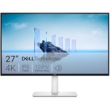 Dell 27 Plus 4K Monitor - S2725QS - 27-inch 4K (3840 x 2160) 120Hz 16:9 Display, IPS Panel, AMD FreeSync Premium, sRGB 99%,