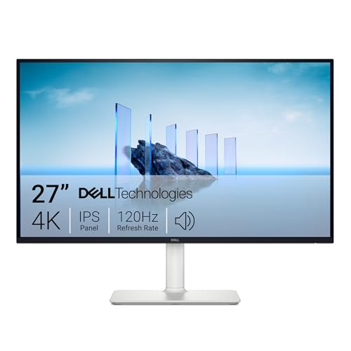 Dell 27 Monitor S2725QS, 4K UHD IPS, 120Hz, 5ms, FreeSync Premium