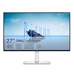 Dell 27 Plus 4K Monitor - S2725QS - 27-inch 4K (3840 x 2160) 120Hz 16:9 Display, IPS Panel, AMD FreeSync Premium, sRGB 99%, Integrated Speakers, 1500:1 Contrast Ratio, Comfortview Plus - Ash White