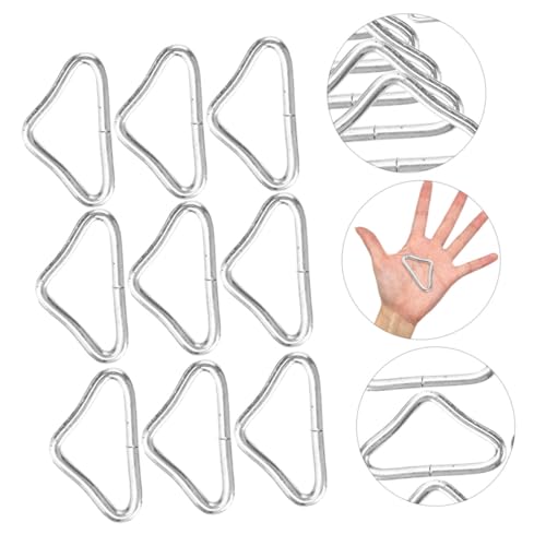 Accessoires de réparation pour tapis de trampoline HEMOTON - 72 boucles triangulaires - 7