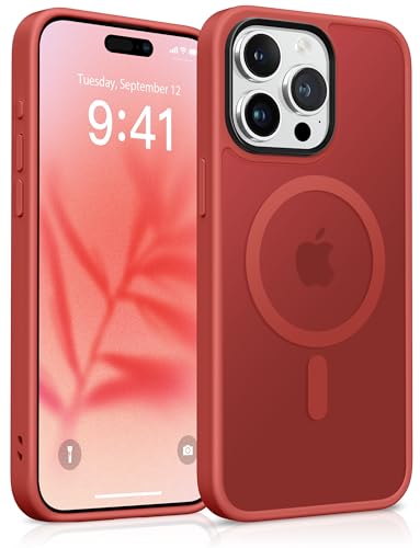 Coque iPhone 15 Pro Max compatible MagSafe avec 2 verres trempés et protection caméra