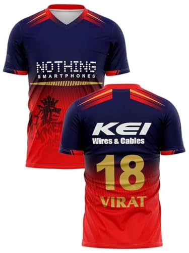 Image of RJM CSK New Official Dhoni 7 Jersey T-Shirt 2024 for (Kids,Boys,Men)