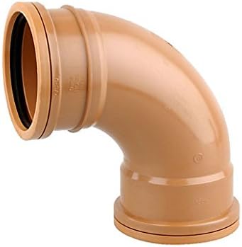 OsmaDrain Drainage Double Socket Short Radius Bend 87 Degree 110mm - OsmaDrain, foul and surface water drainage system for use in gravity drainage applications at depths of up to 10m.- Model 4D161