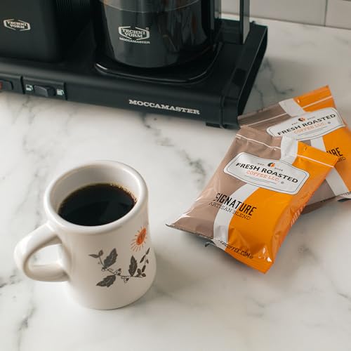 Image of Fresh Roasted Coffee, 100% Colombian Drip Ground Fractional Packs, Medium Roast, Kosher, 2.25 oz, 96 Count