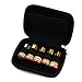 Produktbild Essential Oil Storage Box, Frashing 10 Rollen Flaschen ätherisches Öl Kasten tragen Halter Speicher Aromatherapy Beutel Reise Kosmetiktasche (Schwarz)