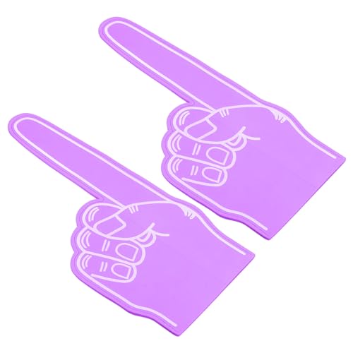 Doigt en mousse géant PATIKIL violet pour soutenir votre équipe sans vous fatiguer les mains