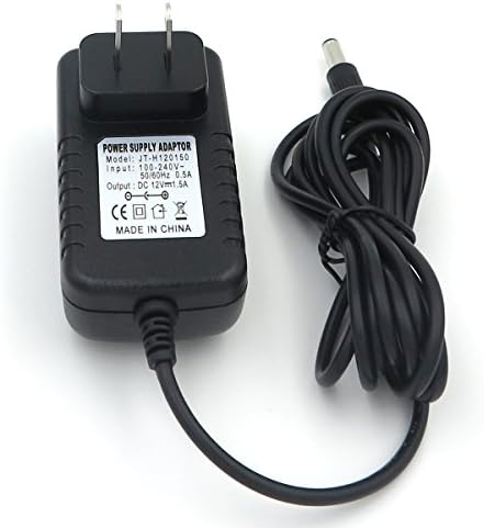 12V 1.5A 5ft Power Supply Adapter, 5.5/2.5mm Pin, US Version Plug, Replacement for SB6120 SB6121 SB6141 SB6180 SB6182 SBG901