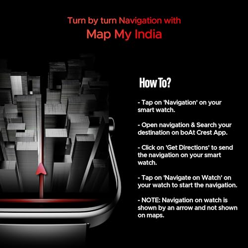 Boat Storm Call 3 w/TBT Navigation, Daily Activity Tracker, DIY Watch Face Studio,700+ Active Modes, 1.83" (4.6 cm) HD Display Fitness Smart Watch for Men & Women(Active Black) view 2