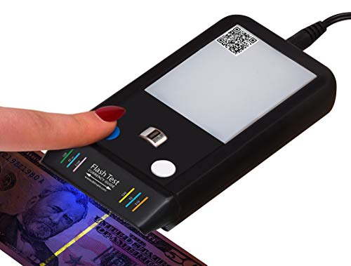 Dri Mark Flash Test Counterfeit Bill Detector, Smallest, Easiest Money Checker, Fake Currency Detection Machine, Ink, UV, and Watermark Flashtest - Thumbnail 3