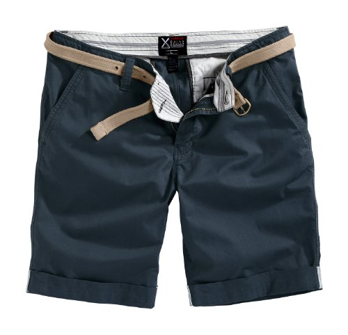 Surplus - Pantalón Corto Chino para Hombre, Talla 44, Color Negro Cover