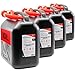 Produktbild 4x Benzinkanister 10L SCHWARZ Kunststoff Dieselkanister Reservekanister Kraftstoffkanister 10 L Liter Wasserkanister für Benzin Diesel Wasser AdBlue 10-Liter-Kanister & Außgießer 10 ltr Petrol Can