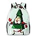 Produktbild Rucksack Männer Und Damen, Laptop Rucksäcke für 14 Zoll Notebook, Weihnachtsabendkleid als Baum Kinderrucksack Schulrucksack Daypack für Herren Frauen