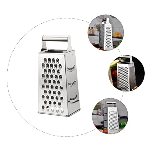 Rallador de acero inoxidable multiuso con mango antideslizante miniatura 3