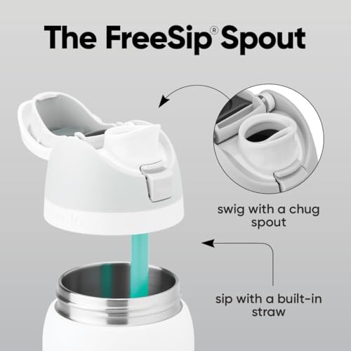 Image of Owala FreeSip Insulated Stainless Steel Water Bottle with Straw for Sports, Travel, and School BPA-Free Sports Water Bottle, 32 oz, Surfs Edge