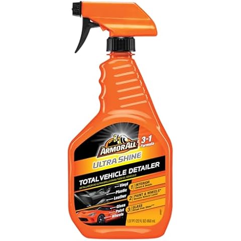 Armor All Ultra Shine Total Vehicle Detailer by Armor All, Car Detailer Spray for Interior and Exterior Use, 22 Fl Oz Cover