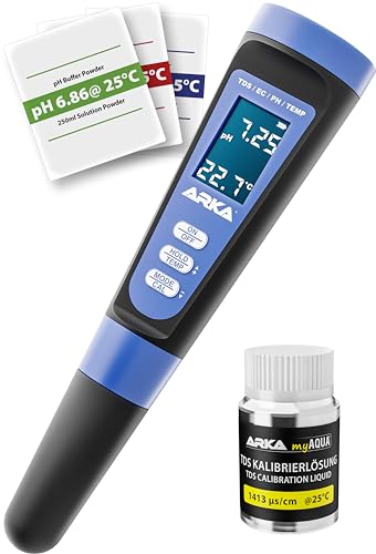 ARKA pH TDS EC Wasserqualität Messgerät - myAqua digitaler Wassertest
