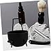 PACKOVE 1set Stainless Steel Shaving Bowl Stand Portable Shaving Tool for Home Barbershop Lightweight Design for Easy Use