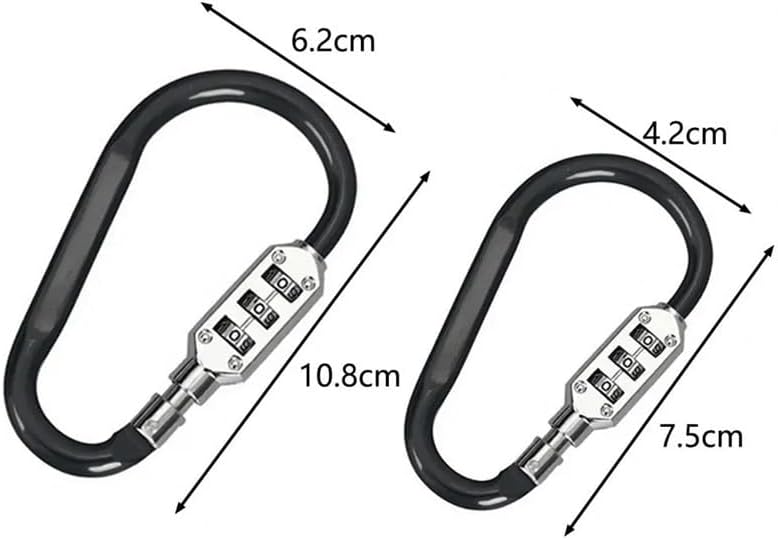 Bike Locks Heavy Duty/Bicycle Chain/Cycling Lock,Codes for Bike Cycle, Moto, Door, Gate Fence(Blue Large)