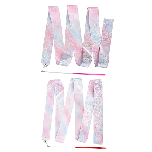 BESPORTBLE 2 Pezzi Di Nastro in Poliestere Robusto Per Attrezzatura Da Ginnastica Per Bambini Per Spettacoli Di Danza