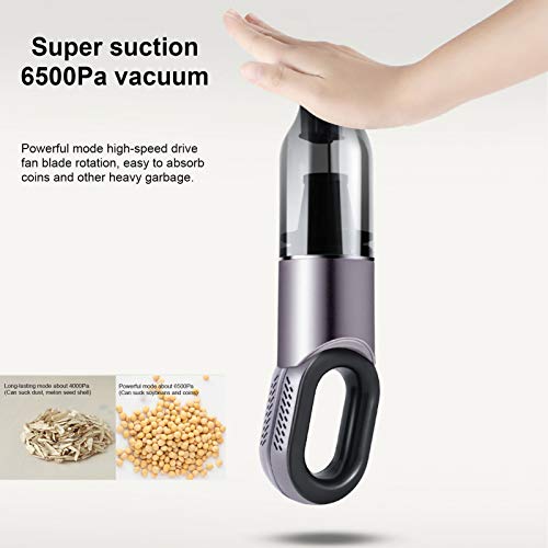 Handheld mini-stofzuiger, ABS draagbare multifunctionele stofzuiger 60 W, draadloze draagbare stofzuiger voor stofzuigen… - Afbeelding 6