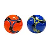 OnlineStreet Size 5 Soccer Ball for Adults Teenagers Kids Training Football Size 5 in Assorted Colors and Designs - Lightweight Footballs (Soccer Swirl Ball, Pack of 2)
