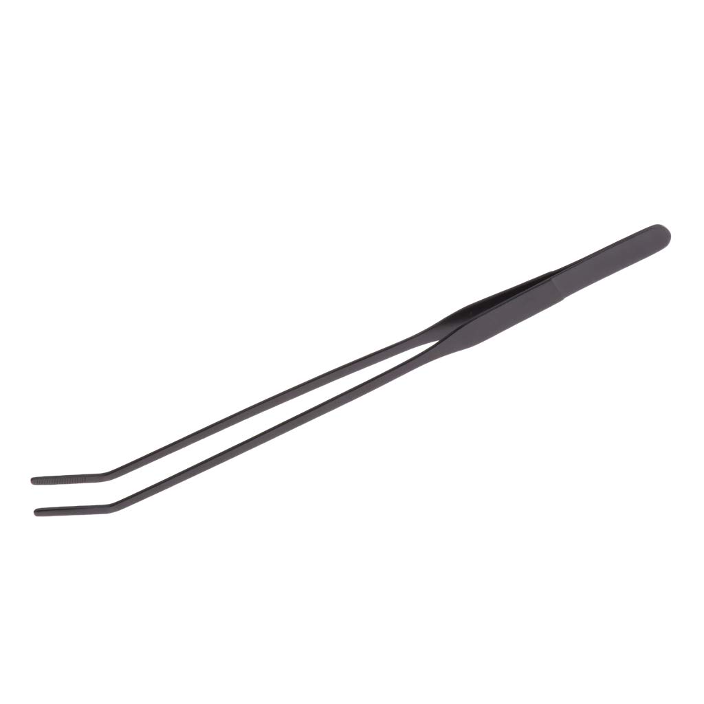 SAZ DEKOR Aquarium Fish Tank Water Grass Landscape Trimming Tool Curved Tweezer-picture-16
