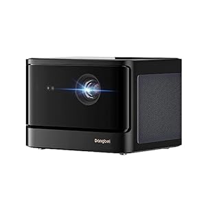 Dangbei DBOX01 1080p Full HD Projector, 2100 ISO Lumens Movie Projector, Native Licensed Netflix, Dual 10W Dolby Audio Speakers, Auto Focus, Auto Keystone Correction, Screen Fit, Obstacle Avoidance