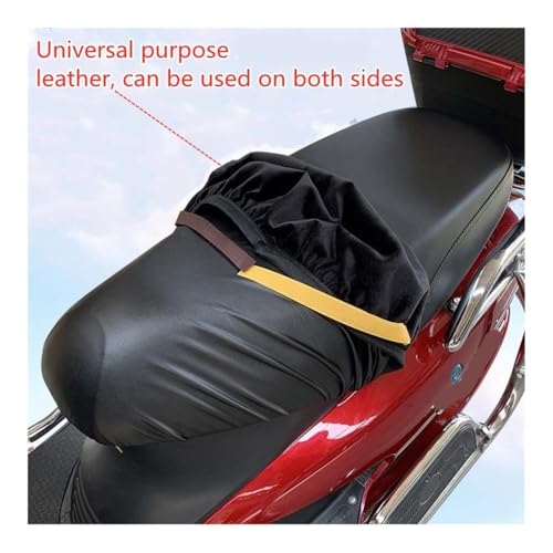 Funda sillín moto negra impermeable y protector solar asiento scooter 3