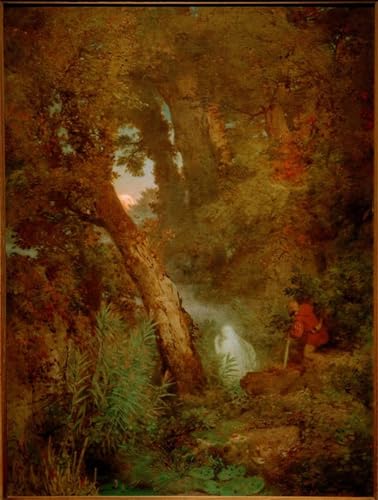 Imagen lienzo de Arnold Böcklin en formato 60x90cm con acabado artístico premium