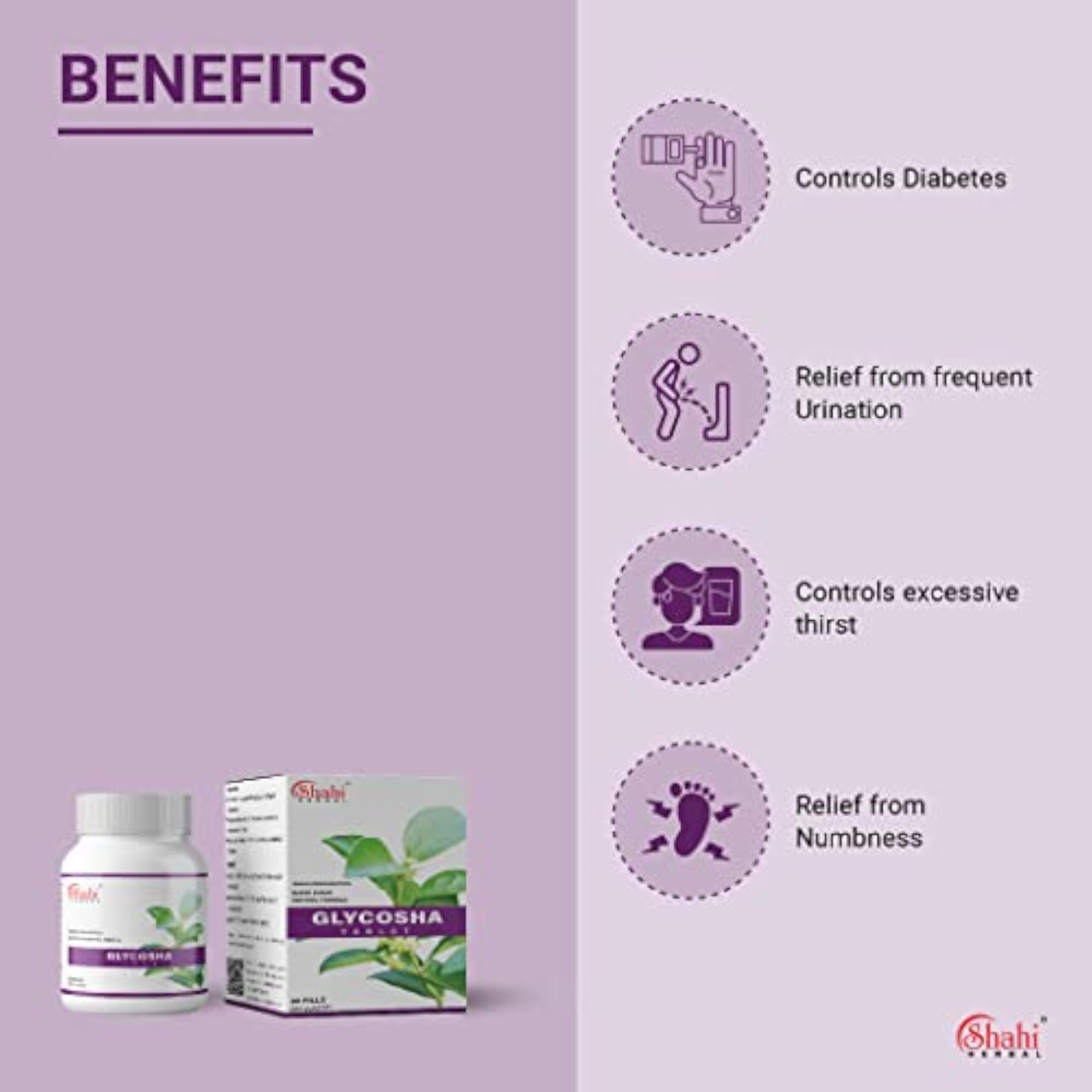 Glycosha Tablets, 60 Tablets