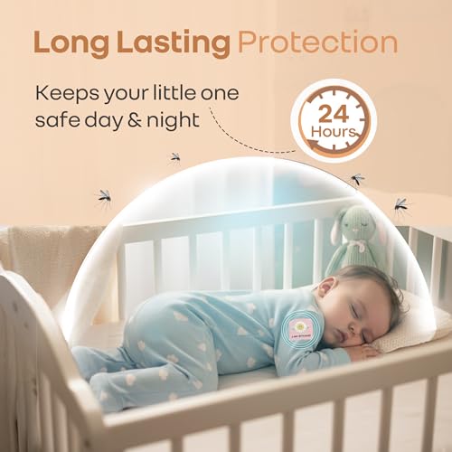 Image of R for Rabbit HYGOCARE 100% Natural Mosquito Repellent Patches for Baby 24-Hour Full Day Protection from Dengue, Malaria, Chikungunya Pack of 24 Patches