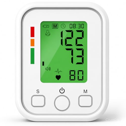 Image of Blood Pressure Monitor, Upper Arm Cuff, Lcd Display