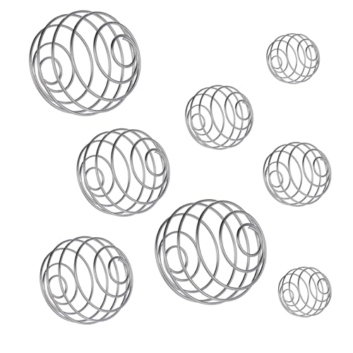 8 Pcs Shaker Bottle Ball Protein Shaker Balll 4 Sizes Shaker Balls Stainless Steel 304 for Various Shakers Bottles, Baby Bottles, Blenders, Essential Tools for the Kitchen and Gym