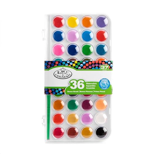 Royal & Langnickel - 36pc Watercolor Cakes Set