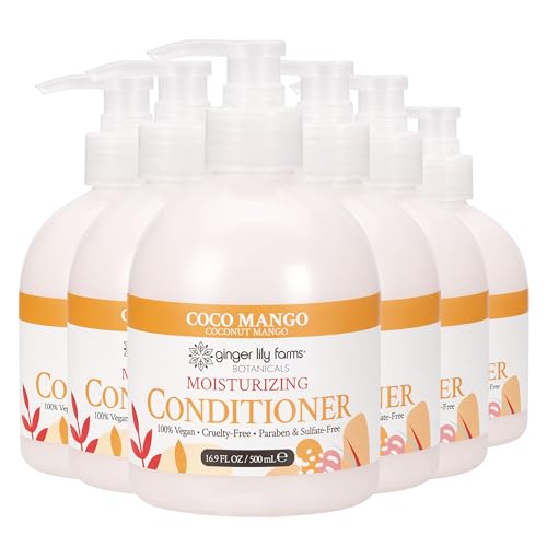 Image of Ginger Lily Farms Botanicals Conditioner, 16.9oz /6pk, Coco Mango