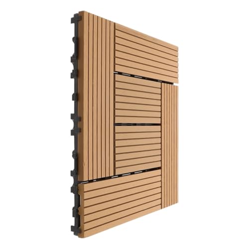 Carreaux de terrasse emboîtables et dalles clipsables de jardin 2cm