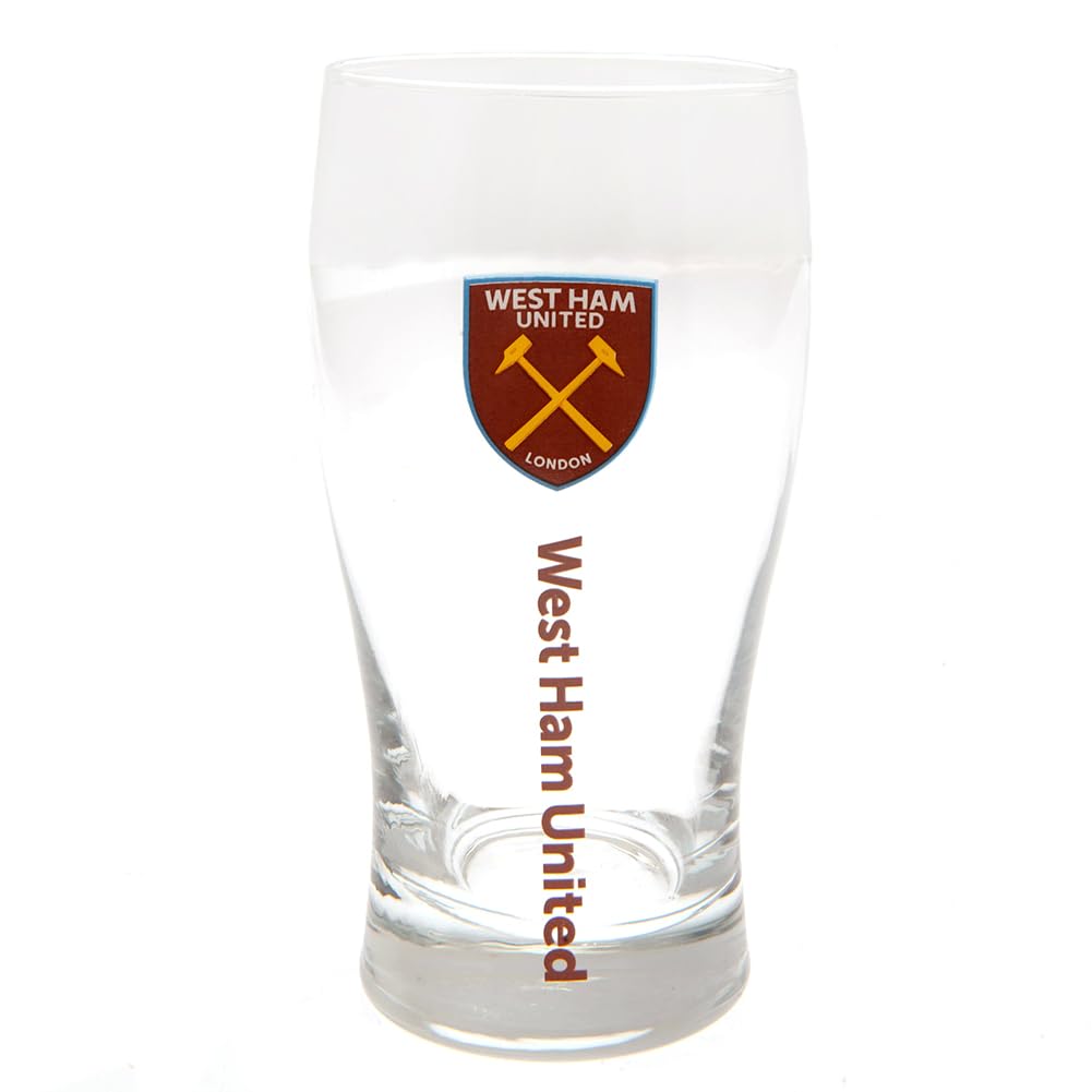 West Ham United F.C.Official Pint Glass - Multi-Colour