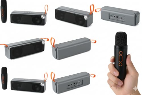 Image of PerfX Dynamic Sound & High Bass Trending Wireless Karaoke Speaker with Mic& Light TWS 8 W Bluetooth Speaker