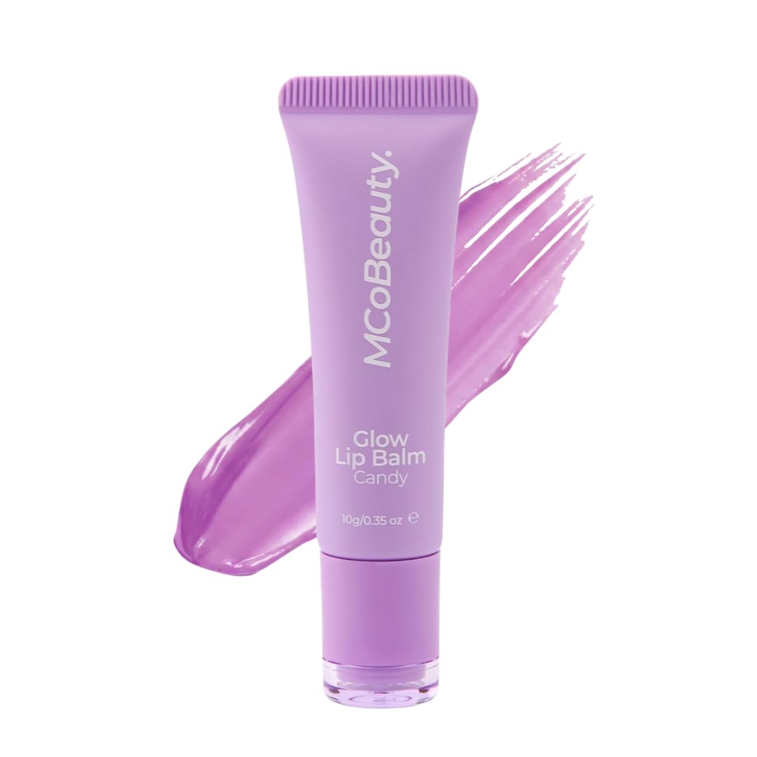 Glow Lip Balm, Candy, Nourishing Tint for Luscious Lips, Vegan, Cruelty Free Cosmetics