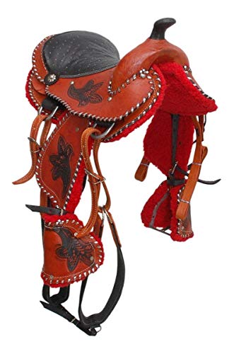 Sela Infantil Americana Havana Menino Menina Pônei Piquira Couro