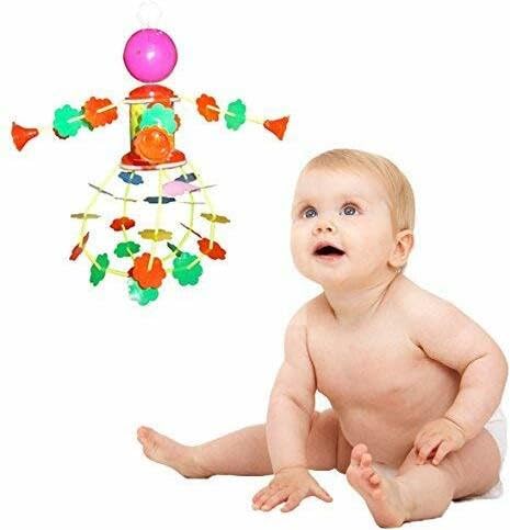 Barodian's Multicolor Jhoer Hanging Toy for Newborns & Toddlers - Sweet Cuddles, Baby Mobile, Plastic
