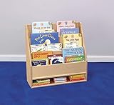 Childcraft Toddler Book Display with Dry-Erase Panel, 3 Shelves, 24 x 9 x 24 Inches